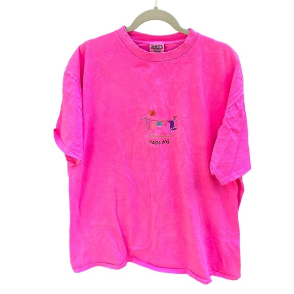 CAPE COD VINTAGE EMBROIDERED TEE - Picture 1 of 3